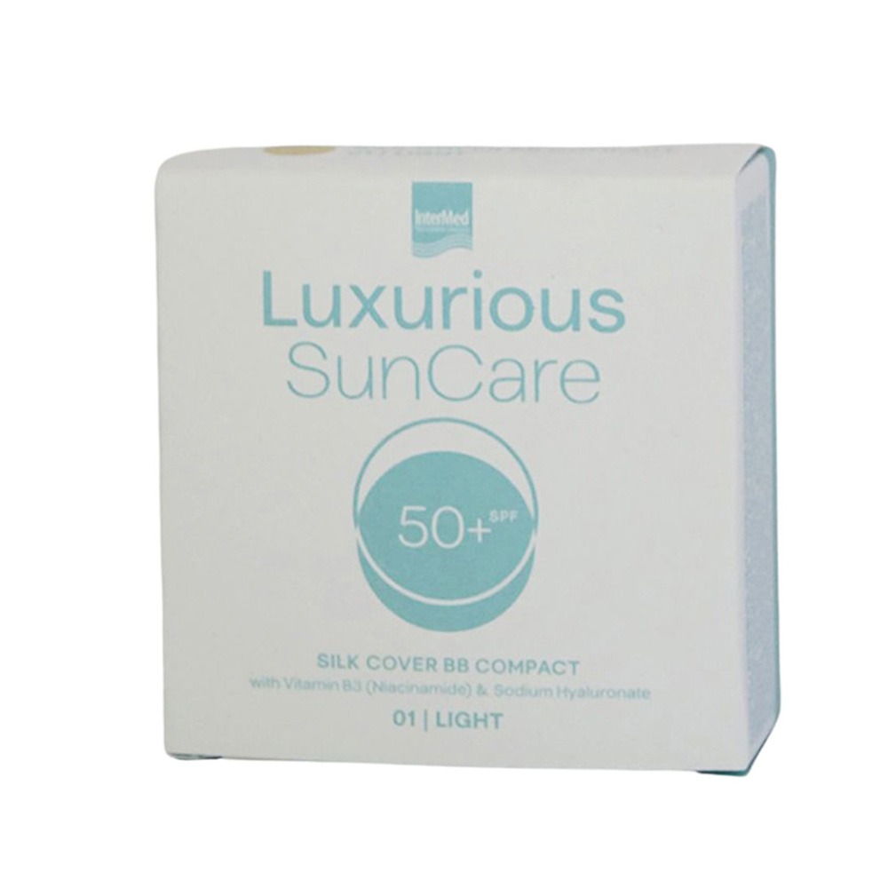 INTERMED - LUXURIOUS SUNCARE Silk Cover BB Compact SPF50+ 01 Light - 12gr